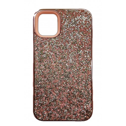iPhone 12/iPhone 12 Pro Glitter Bling Case Rose Gold